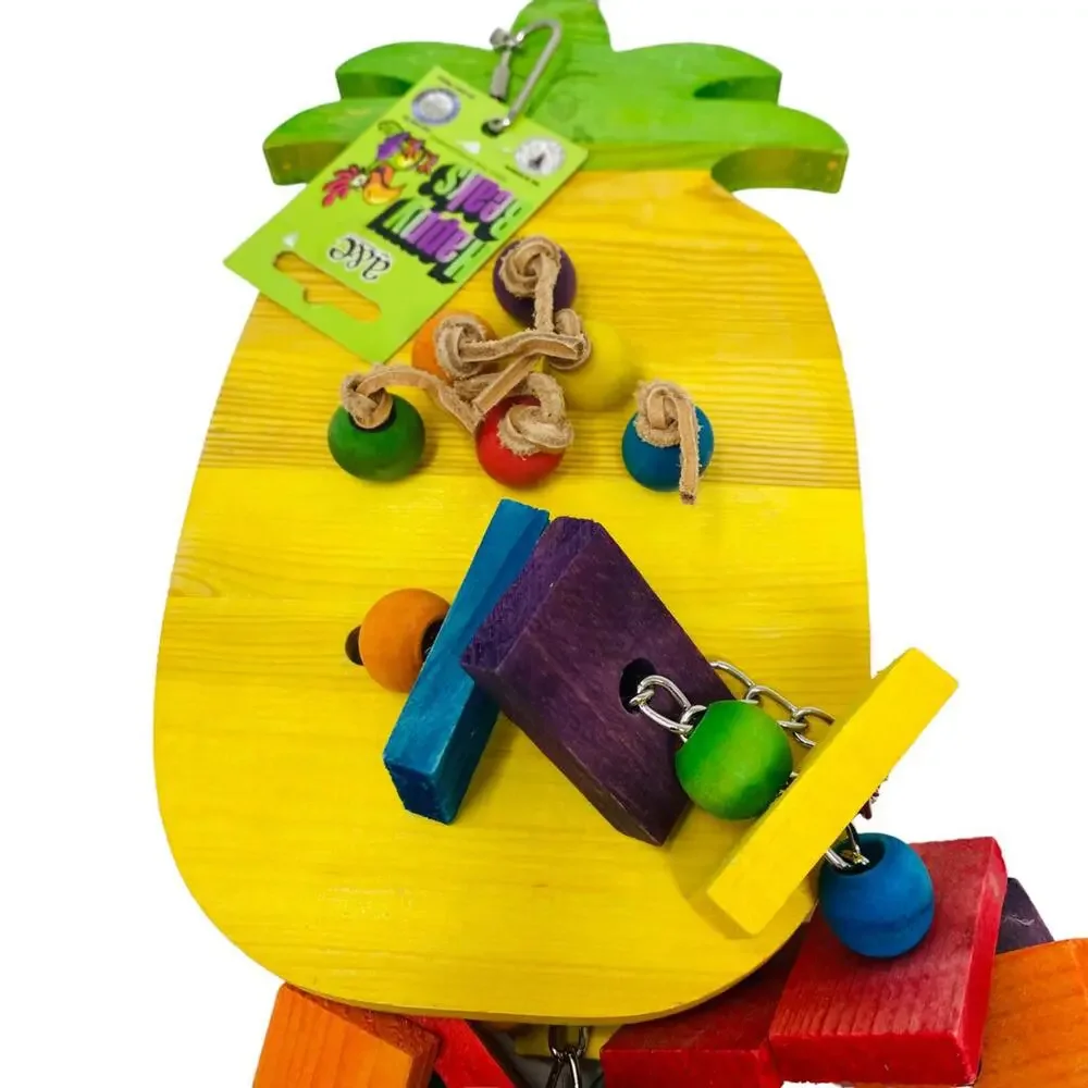 A&E Cage Company, Happy Beaks Large Pineapple Big Bird Toy